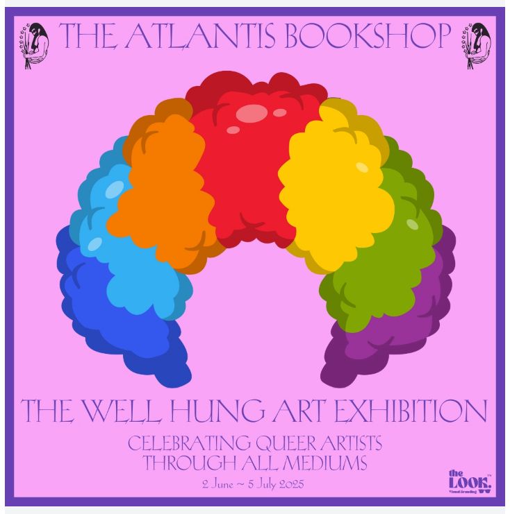 Well Hung Art Exhibition poster