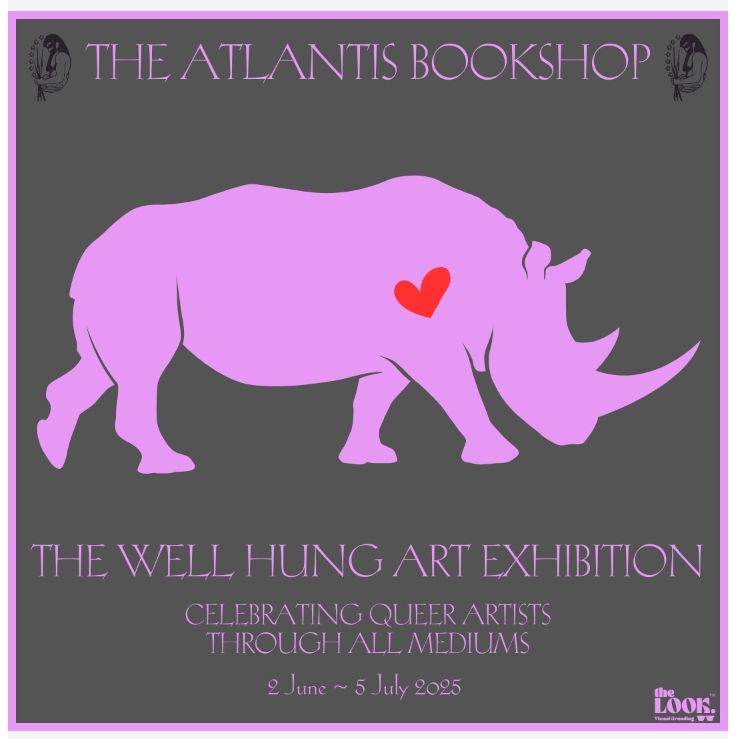 Well Hung Art Exhibition poster