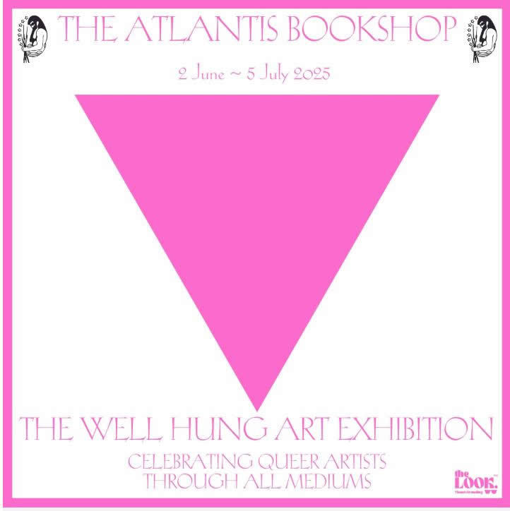 Well Hung Art Exhibition poster